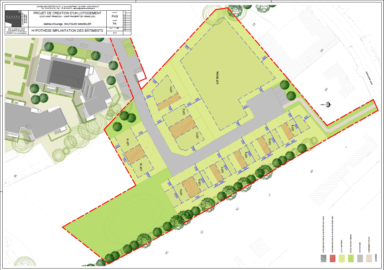 Lotissement Le Clos Saint-François à Sain-Philbert-de-Grand-Lieu