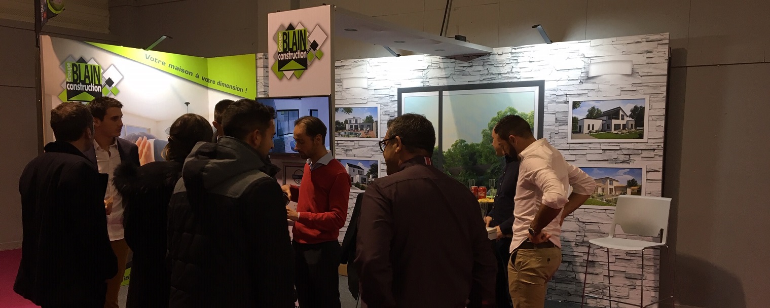 Le Groupe BLAIN CONSTRUCTION au Salon Habitat Déco de Nantes